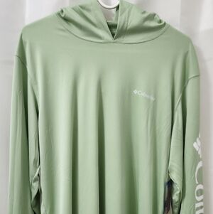 Columbia Rapid Creek Mint Green Pullover Hoodie Mens Medium